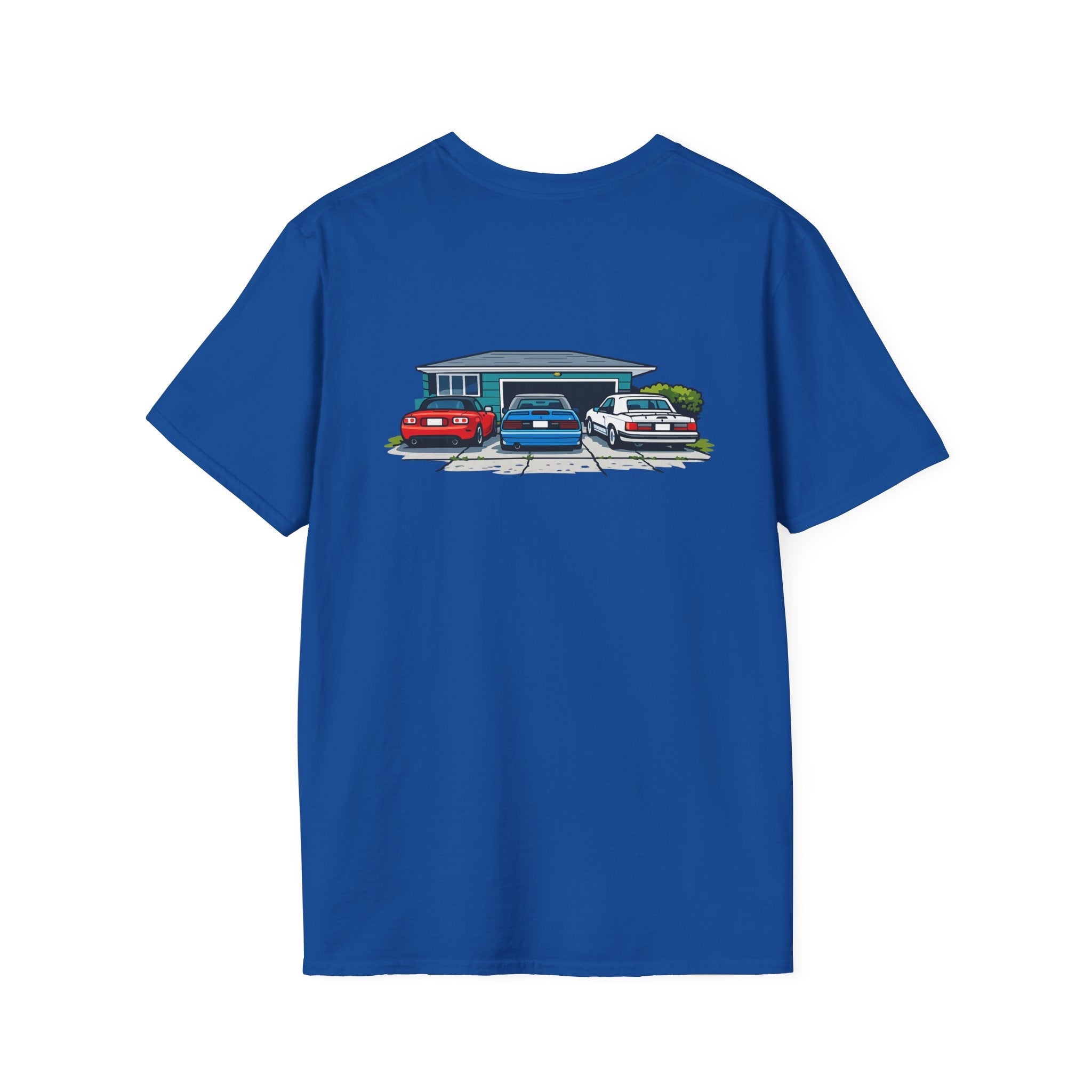 Classic Car Garage Tee — Vintage Muscle Car Shirt