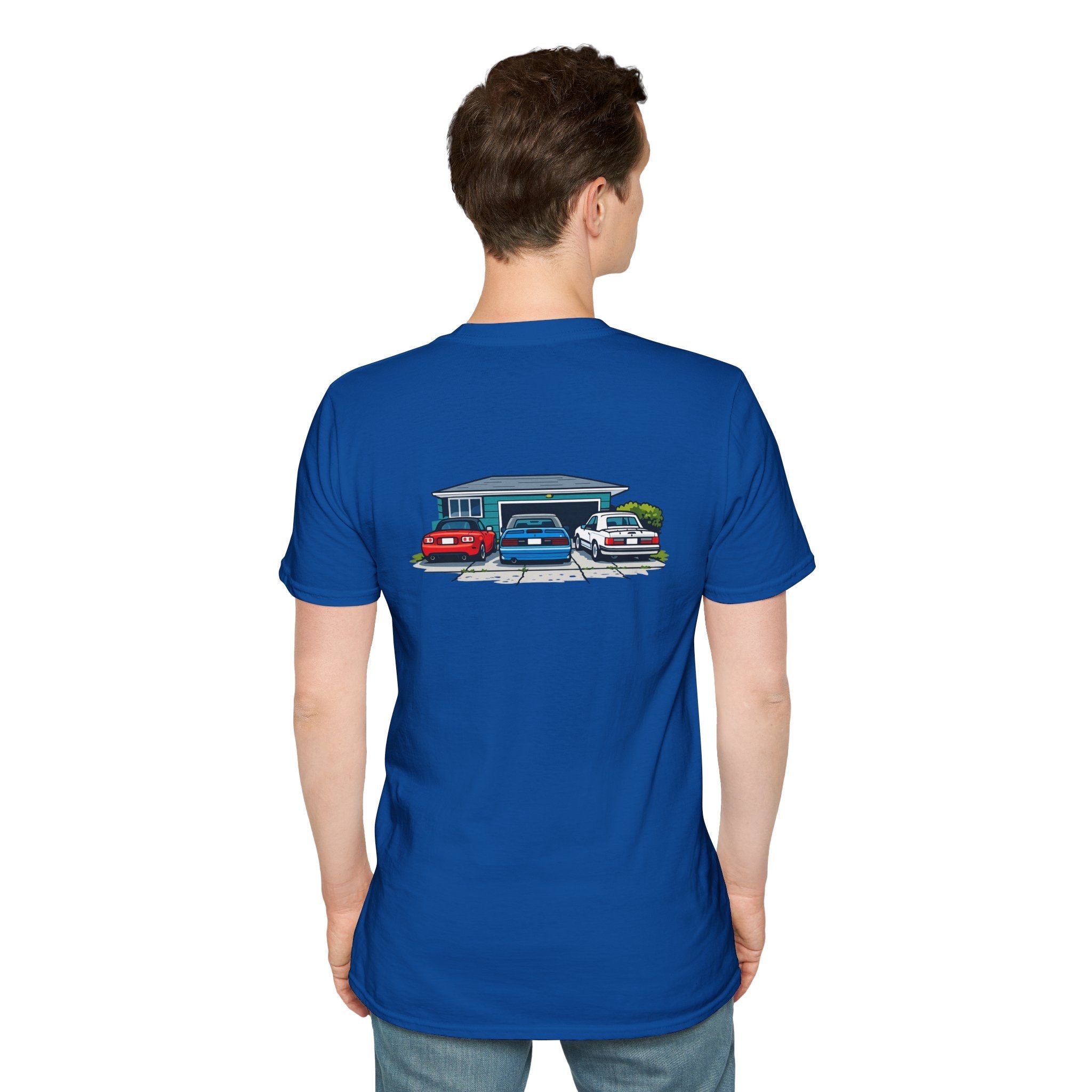 Classic Car Garage Tee — Vintage Muscle Car Shirt