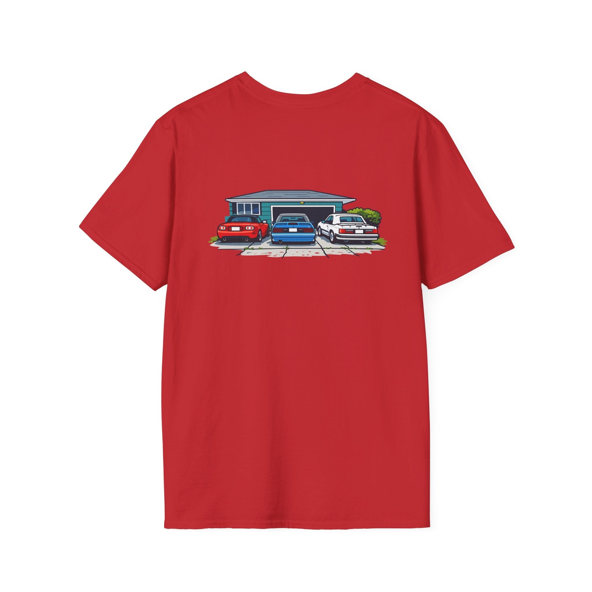 Classic Car Garage Tee — Vintage Muscle Car Shirt