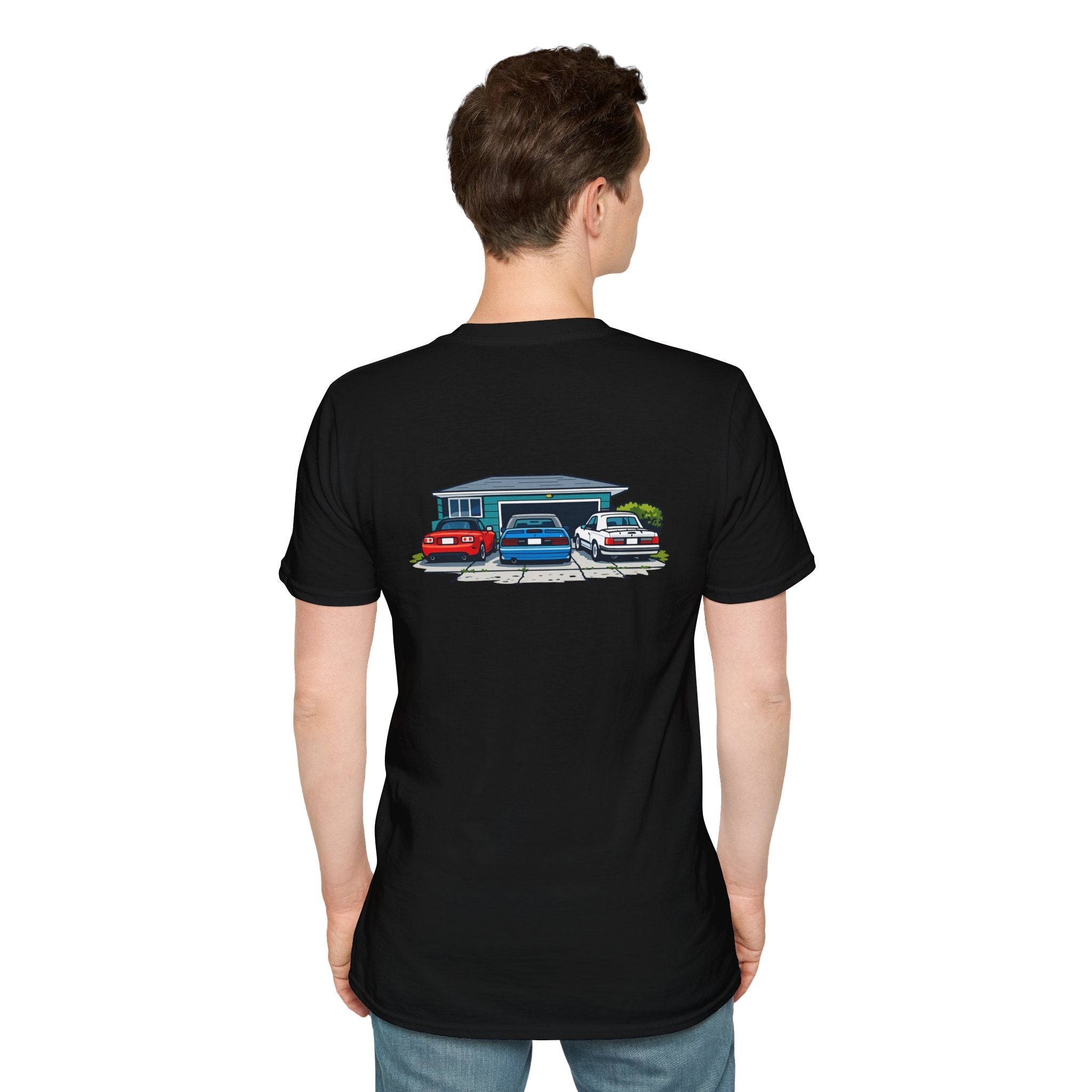 Classic Car Garage Tee — Vintage Muscle Car Shirt